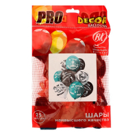 Шар латексный 12" &laquo;Оскорбления мужчинам&raquo;, пастель, 2-сторонний, набор 25 шт., МИКС