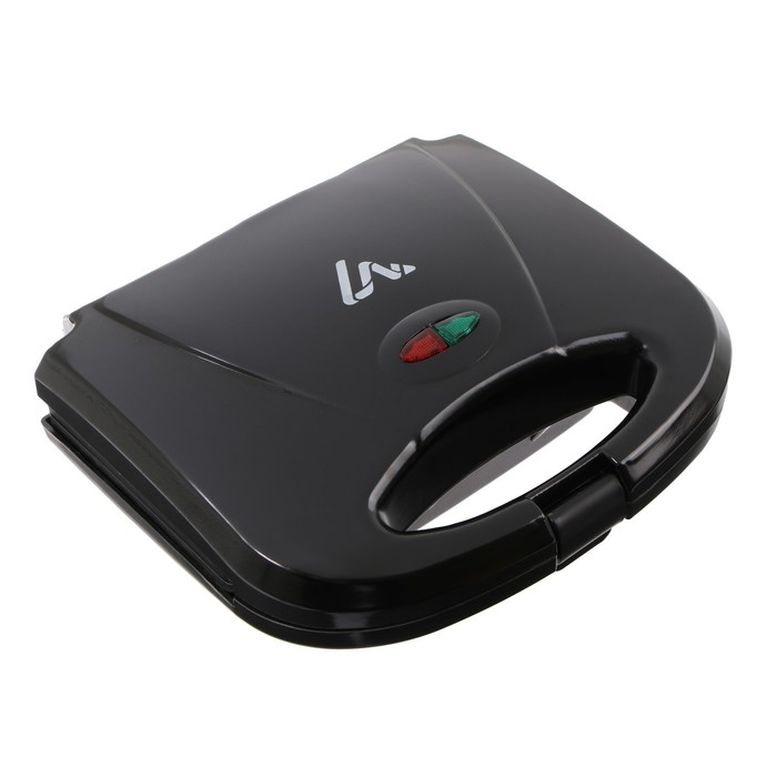 Электровафельница Luazon LT-08, 750 Вт, орешки, антипригарное покрытие, черная Электровафельница Luazon LT-08, 750 Вт, орешки, антипригарное покрытие, черная