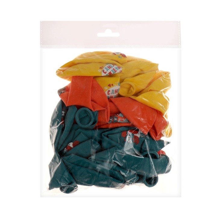 Воздушный шар латексный 12" &laquo;Животные&raquo;, 25 шт., МИКС