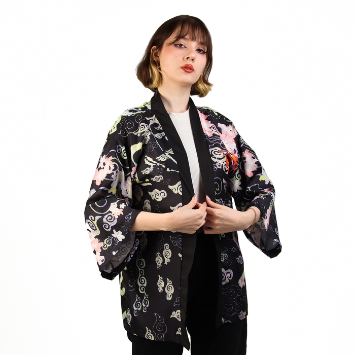 Карнавальное хаори &laquo;Красный дракон&raquo;, р. 42&ndash;44 (S)