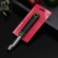 Нож для сердцевины Доляна Lime, 20&times;2 см, цвет чёрный