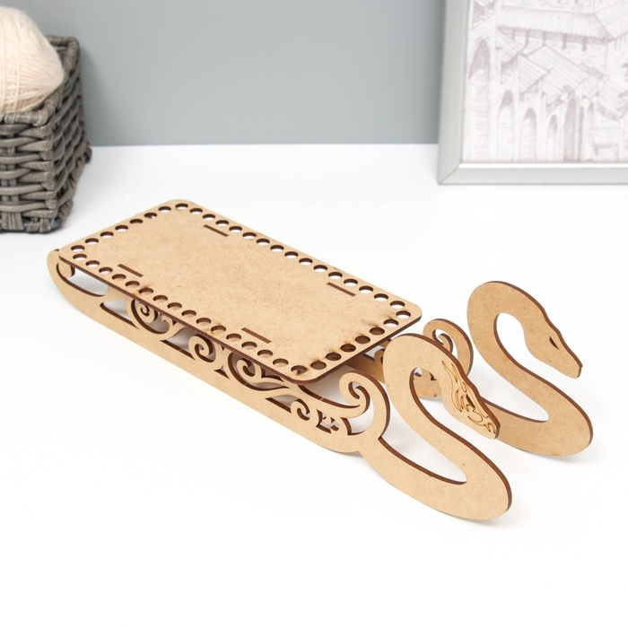 Заготовка для вязания "Сани. Вид 9" набор 3 детали, донышко 20х10 см