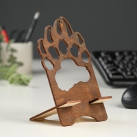 Подставка под телефон "Лапа", 15х8 см, дерево Подставка под телефон "Лапа", 15х8 см, дерево