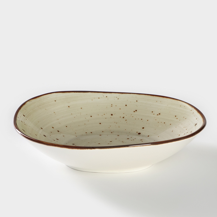 Тарелка глубокая фарфоровая Samold &laquo;Хорека Графит&raquo;, 750 мл, d=21 см