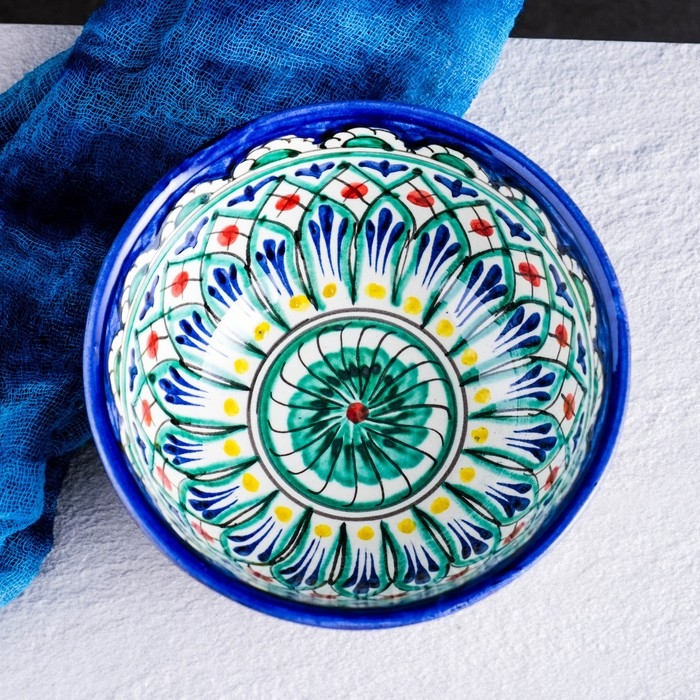 Коса Риштанская Керамика "Узоры" 14,5 см, малая, микс