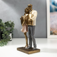 Сувенир полистоун "Влюблённая пара с сердцами" 25,5х8,5х15 см Сувенир полистоун "Влюблённая пара с сердцами" 25,5х8,5х15 см