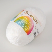 Пряжа "Детская новинка" 100% акрил 200м/50гр (01-Белый)