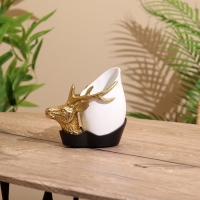 Ваза "Олень" алюминий 14х6,5х14 см