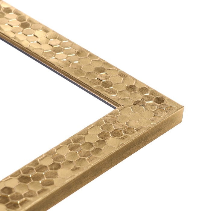 Рама для картин (зеркал) 30 х 40 х 2.7 см, пластиковая, Calligrata 651618, золото