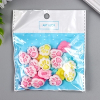 Пуговицы пластик для творчества "Лапка" набор 20 шт МИКС 1,5х2 см Пуговицы пластик для творчества "Лапка" набор 20 шт МИКС 1,5х2 см