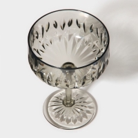 Креманка «Грани», 400 мл, 11×15,5 см, цвет серый Креманка «Грани», 400 мл, 11×15,5 см, цвет серый