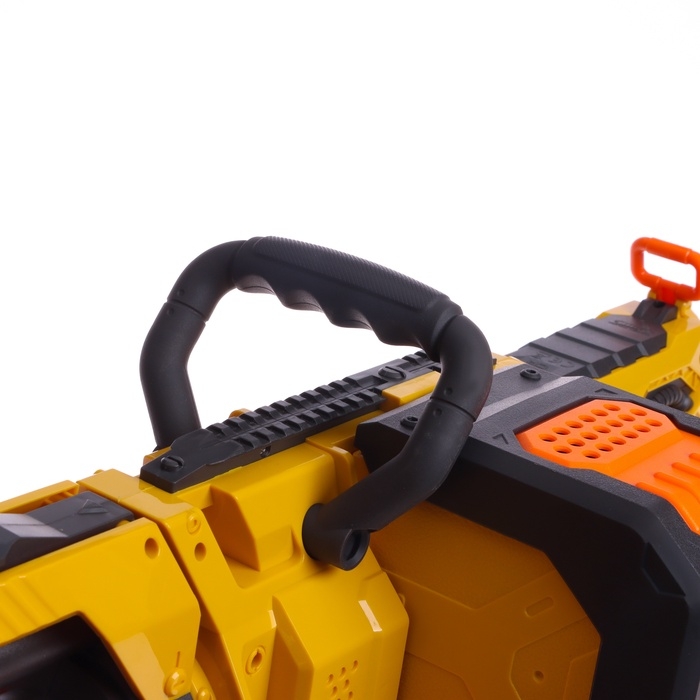 Бластер «Скорострел», стреляет мягкими пулями, работает на батарейках Бластер «Скорострел», стреляет мягкими пулями, работает на батарейках