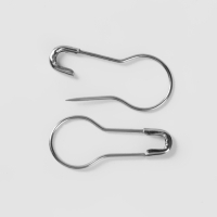 Булавки с круглым концом, 22 мм, 100 шт, цвет серебряный Булавки с круглым концом, 22 мм, 100 шт, цвет серебряный