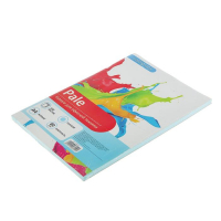 Бумага цветная А4, 100 листов Calligrata Пастель, голубая, 80 г/м&sup2;