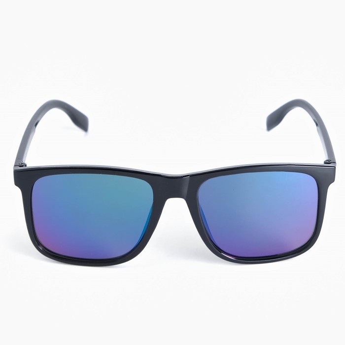 Очки солнцезащитные OneSun,  uv 400, 14.7 х 14.7 х 4.9 см, линза 4.3 х 5.3 см, синие