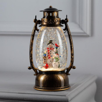 Светодиодная фигура &laquo;Два снеговика&raquo; 14 &times; 23.5 &times; 11 см, пластик, батарейки ААх3 (не в комплекте), USB, свечение тёплое белое