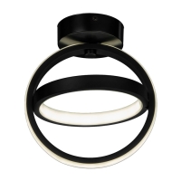 Светильник 2512/2BK LED 12Вт 4000К черный 20х21 см BayerLux