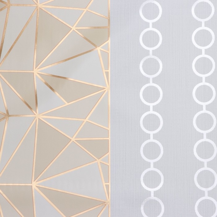 Клеёнка на стол Доляна &laquo;Золото&raquo;, на нетканой основе, ширина 137 см, толщина 0,2 мм, рулон 20 м