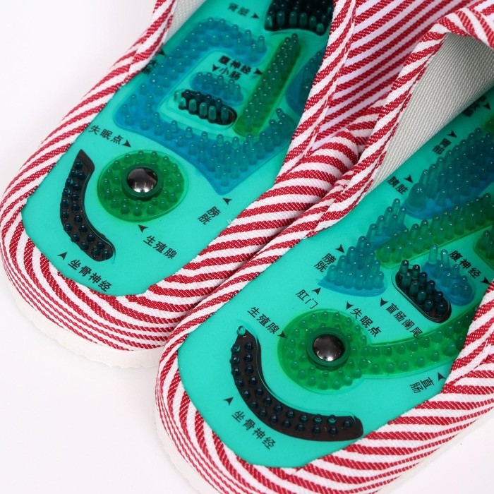 Массажер Tour Ma Line для ступней ног, тапочки, 35-38 размер. 1 пара Массажер Tour Ma Line для ступней ног, тапочки, 35-38 размер. 1 пара