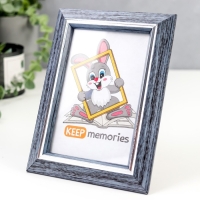 Фоторамка пластик 10х15 см 1232 Серый