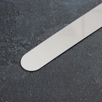 Кондитерская лопатка - палетка, изогнутая, 36 см, рабочая часть 24 см, цвет коричневый