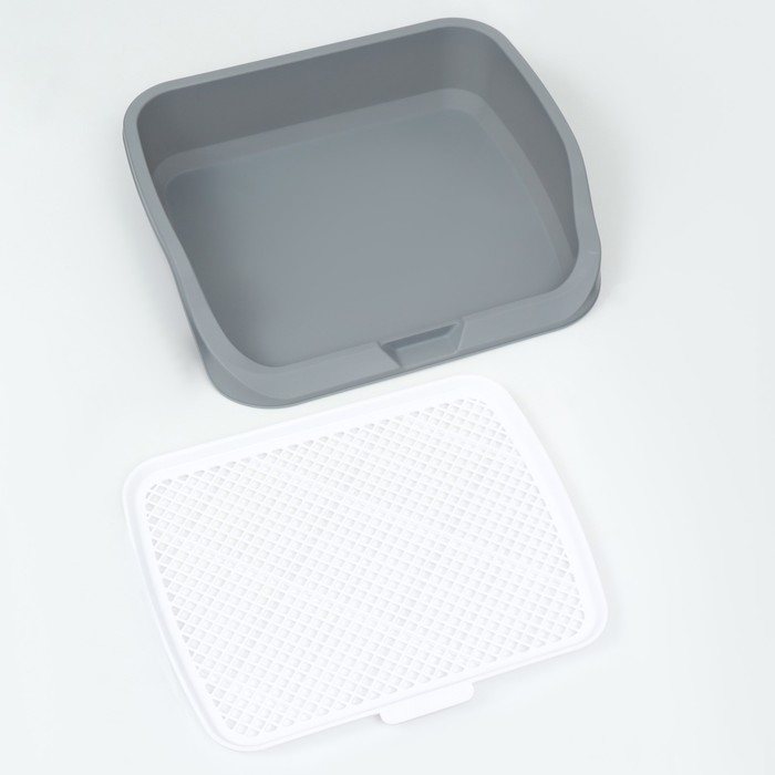 Туалет открытый 53 х 45 х 13 см, серый