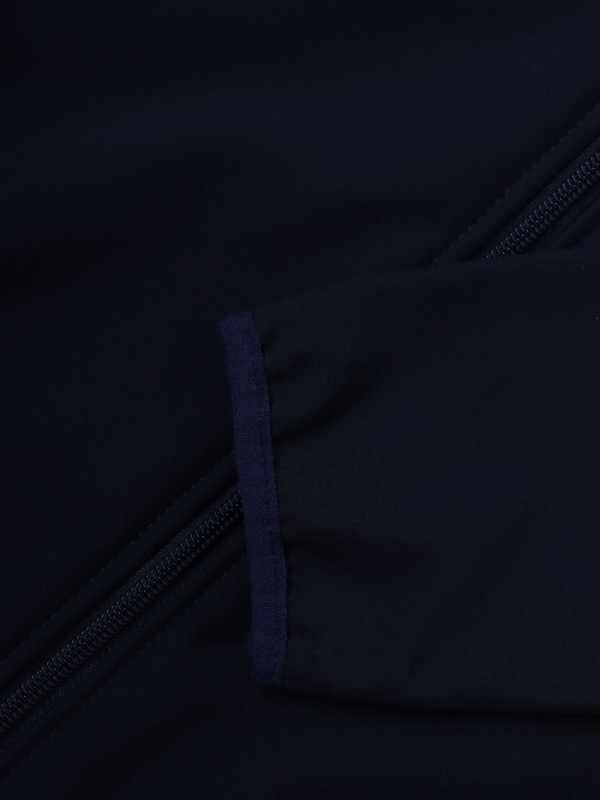 Ветровка с капюшоном детская MINAKU: SPACE, цвет тёмно-синий, рост 128 см