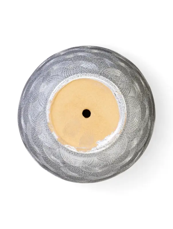 Горшок цветочный с поддоном 2,4 л, керамика  "Узор" (М)