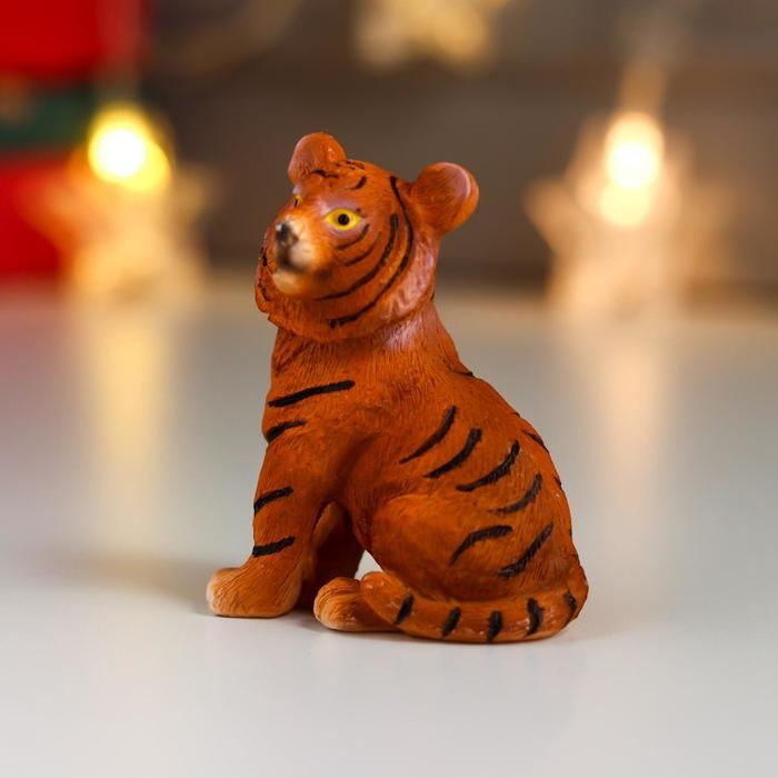 Сувенир полистоун "Тигрёнок" МИКС 7,6х4,5х6 см
