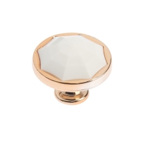 Ручка-кнопка CAPPIO РК046, d=38 мм, пластик, цвет золото, 8 шт. Ручка-кнопка CAPPIO РК046, d=38 мм, пластик, цвет золото, 8 шт.