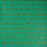 Упаковочная бумага на новый год тишью &laquo;Ёлочки&raquo;, 50 х 70 см