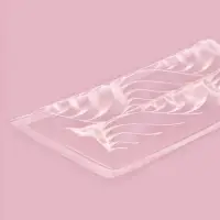 Форма для шоколада &laquo;Перья&raquo;, пластик, 20,5&times;10,5&times;1,5 см, прозрачная