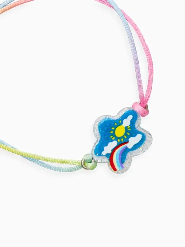 Браслет детский набор 3 шт. "Выбражулька" альпака, силиконовый, разноцветный