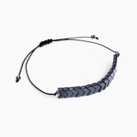 Браслет-оберег &laquo;Гематит&raquo; ассорти форм (неделимая фасовка 12 шт., цена за шт.), цвет серый