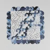 Коробка для печенья, кондитерская упаковка с пластиковой крышкой, &laquo;23 февраля&raquo;, 21 х21 х 3 см