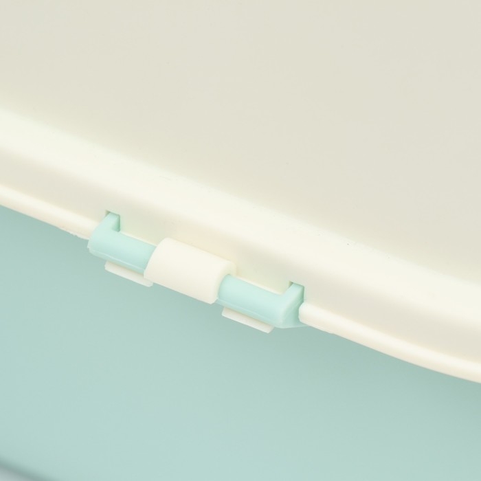 Туалет закрытый с откидным верхом 36 х 51 х 34 см, голубой