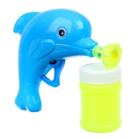 Генератор-пистолет мыльных пузырей «Дельфин», МИКС, 50 мл Генератор-пистолет мыльных пузырей «Дельфин», МИКС, 50 мл