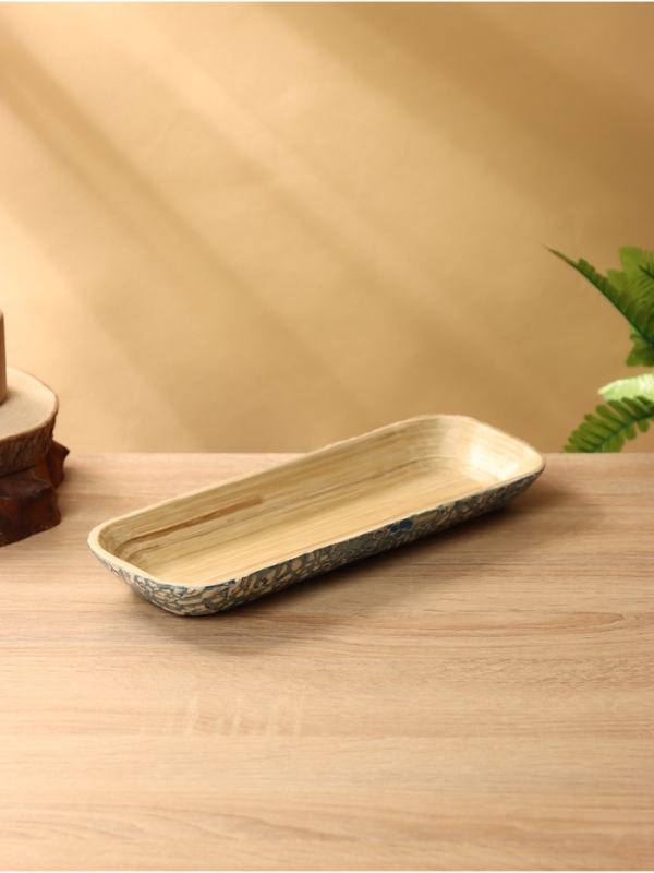 Блюдо 31х11,5х3 см, бамбук