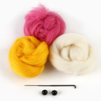 Игрушка из шерсти &laquo;&lrm;Уточка в капюшоне&raquo;&lrm;&lrm;