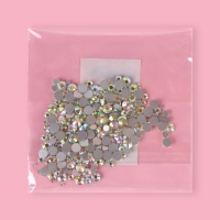 Стразы холод.фикс. SS4-SS20(наб 400шт цена за наб) серебряный АВ АУ