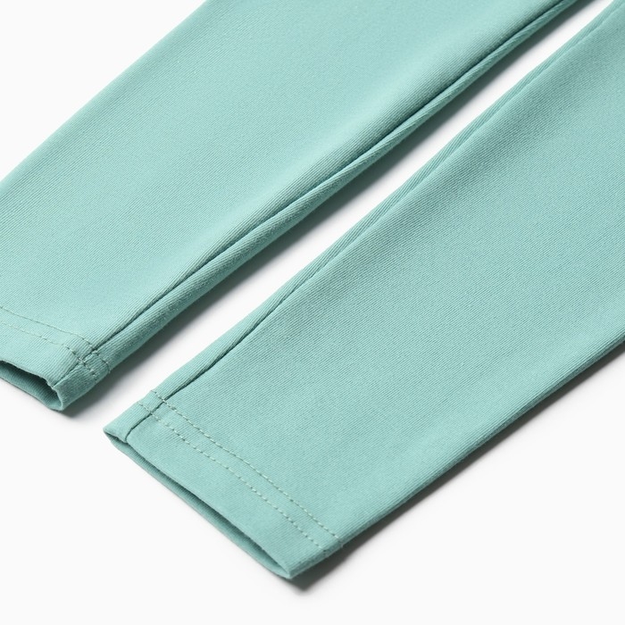 Костюм для девочки (футболка, лосины) MINAKU цвет оливковый, рост 110 см