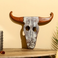 Маска "Буйвол" албезия 45х8х45 см Маска "Буйвол" албезия 45х8х45 см