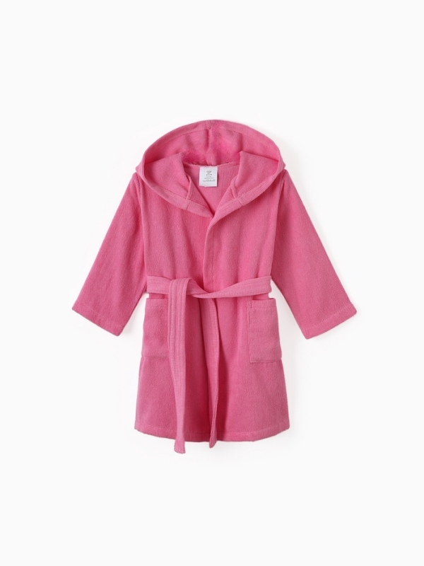 Халат детский Экономь и Я, цв. розовый, р-р 30, 100% хл, 340 г/м2