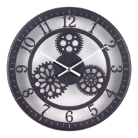 Часы настенные, интерьерные "Скелетон", бесшумные, d-32 см Часы настенные, интерьерные "Скелетон", бесшумные, d-32 см