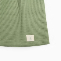 Платье Крошка Я BASIC LINE, рост 62-68 см, зеленый