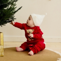 Костюм (свитшот и штанишки) Крошка Я "Новогодние медвежата", рост 62-68 см Костюм (свитшот и штанишки) Крошка Я "Новогодние медвежата", рост 62-68 см