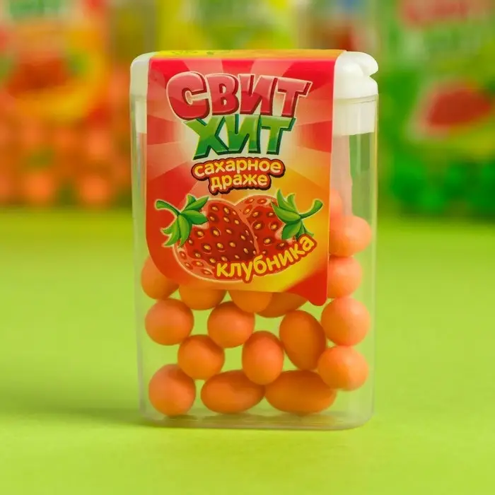 Драже сахарное "Свит хит" ассорти в стенде, 12 г