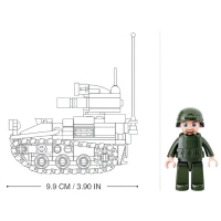 Конструктор Модельки &laquo;Танк&raquo;, 2 варианта сборки, 245 деталей