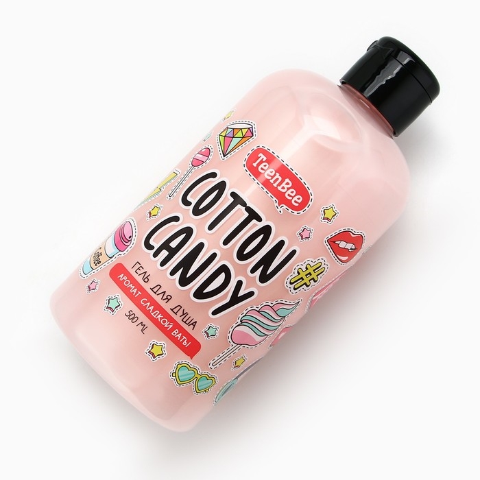Гель для душа, увлажнение, 500 мл, аромат сладкой ваты, TeenBee Гель для душа, увлажнение, 500 мл, аромат сладкой ваты, TeenBee