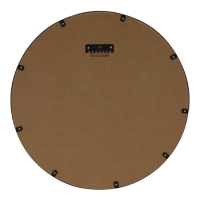 Зеркало интерьерное настенное в круглом корпусе из металла  d=50,5см, черный